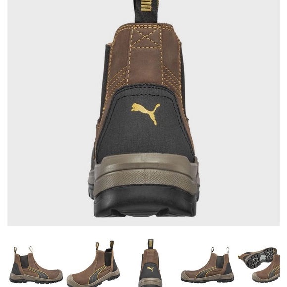 Men's Puma Safety Tanami Mid Composite Toe Waterproof Boots $79 Men’s Size 11W - Picture 8 of 14